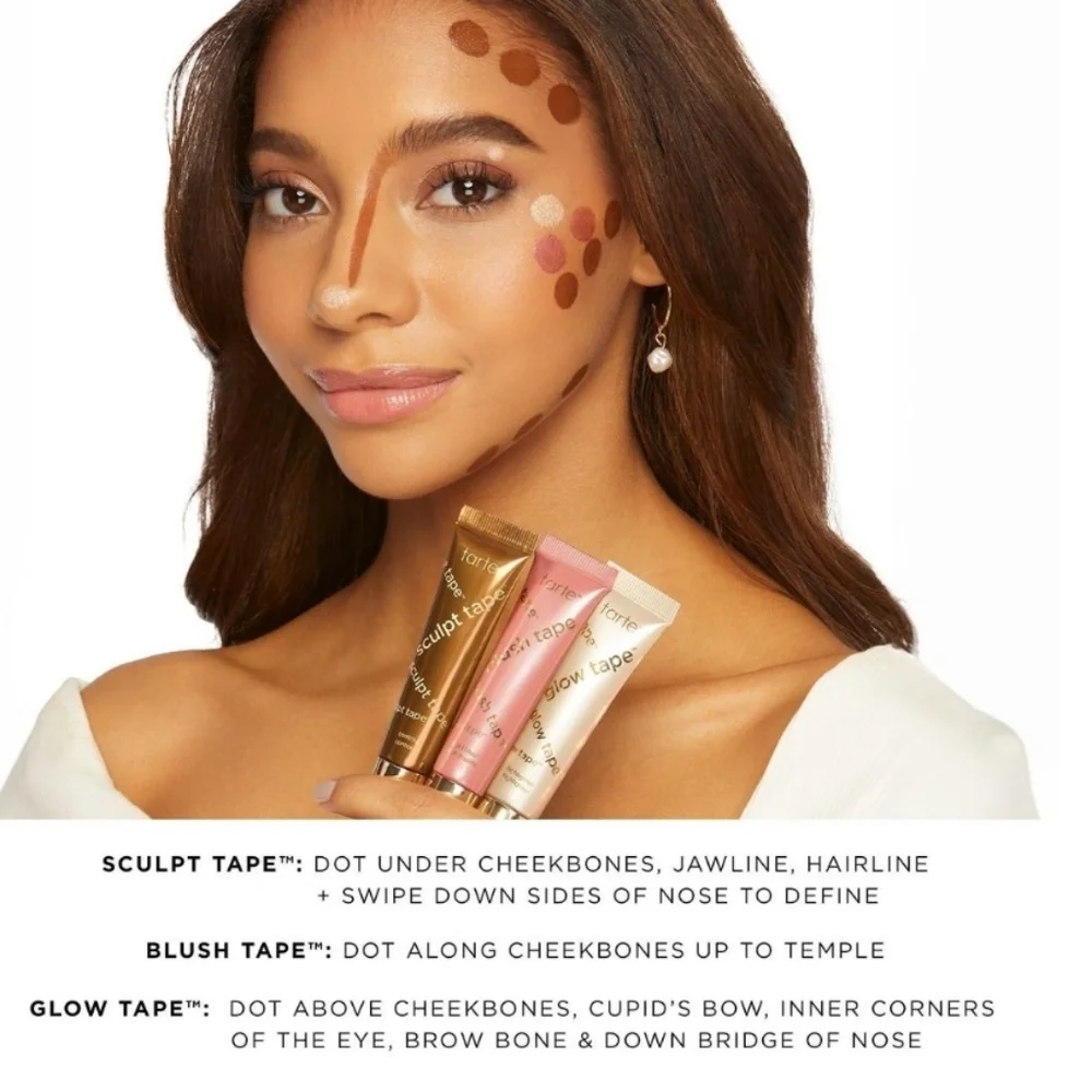 Tarte Sculpt Tape Contour: Cool Bronze (light to lt/med skin tones), .4oz, NIB